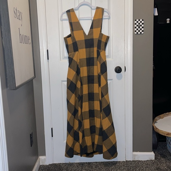 NWT ANTHROPOLOGIE Gingham Maxi Dress - Picture 13 of 14